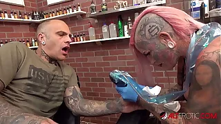 Big tit Evilyn Ink tattoos Sascha fitfully gets fucked
